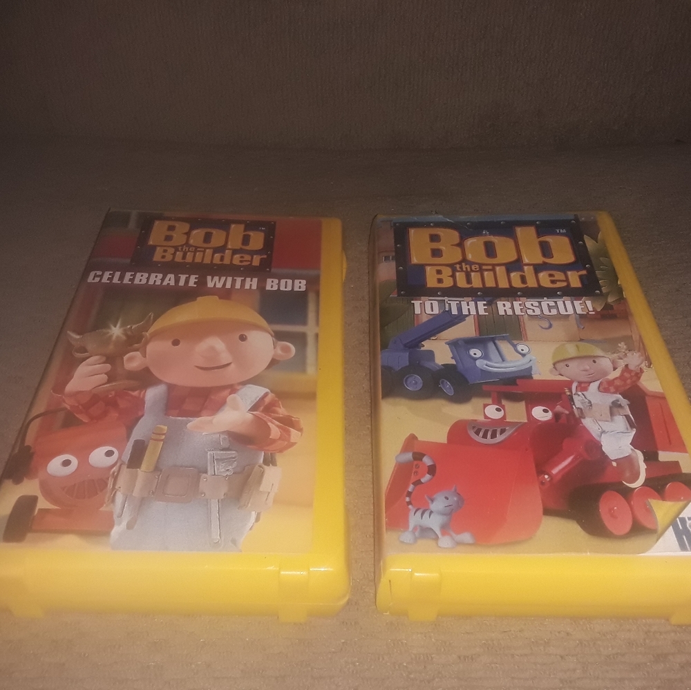 Bob The Builder VHS To The Rescue And Celebrate With Bob Set Of 2